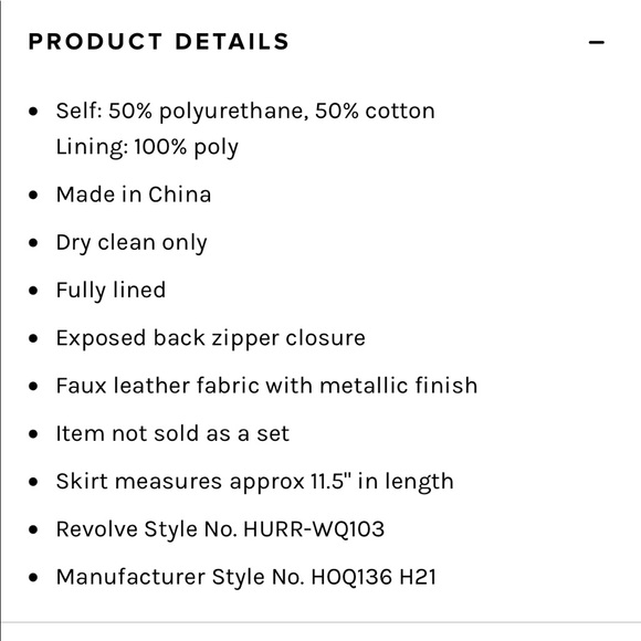 REVOLVE Metallic Mini Set - Picture 4 of 4